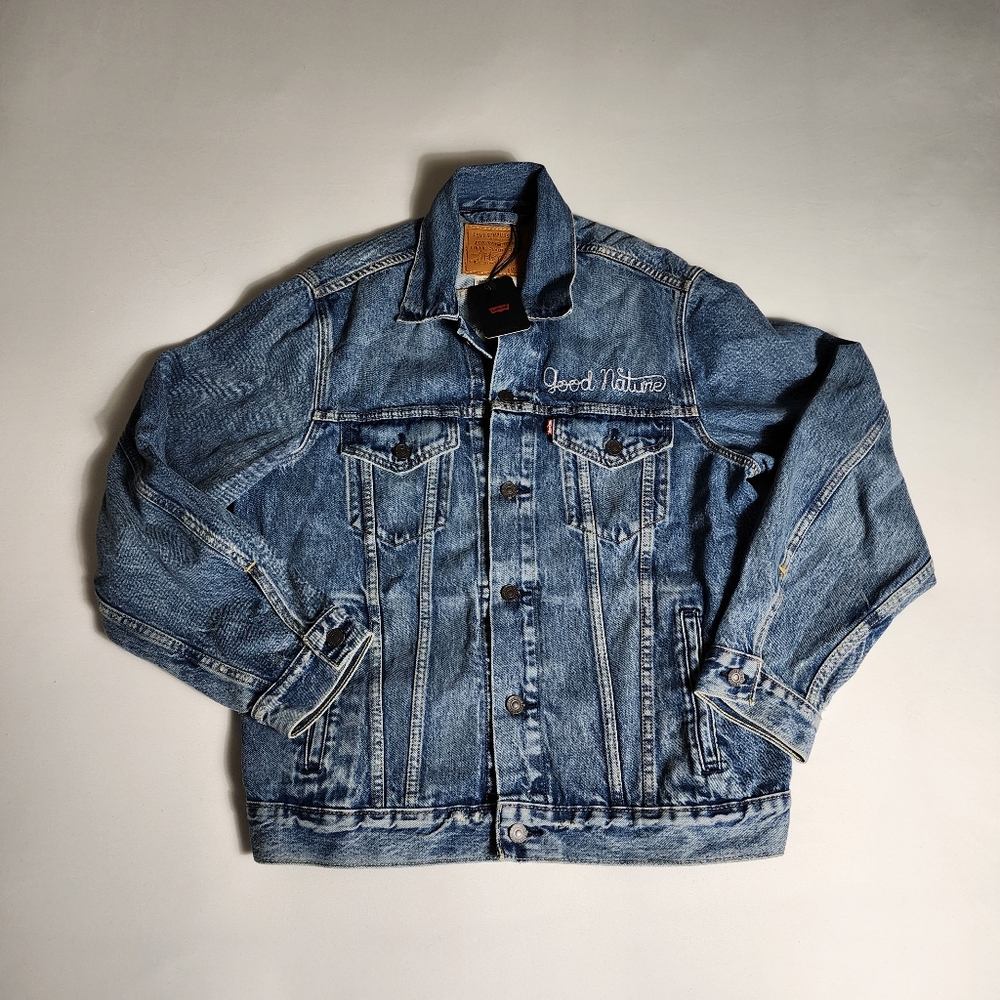 Levi's Premium | Good Nature Cactus Trucker Denim Jacket Size L NWT